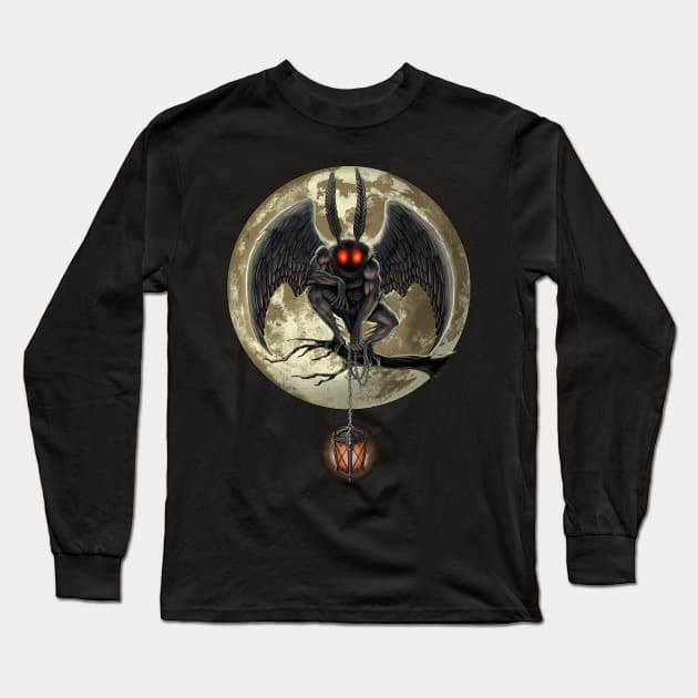 Mothman Long Sleeve T-Shirt by underheaven